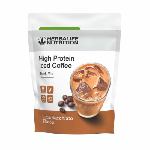 High Protein Iced Coffee o smaku latte macchiato, 308 g