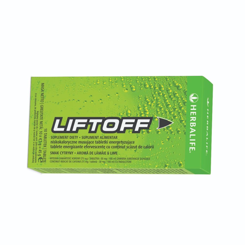 Liftoff, smak cytryny i limonki, 10 tabletek